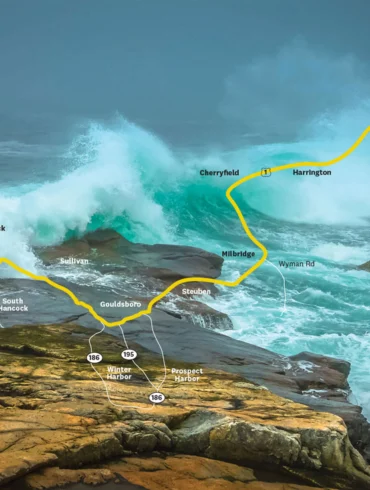 Downeast Passage map