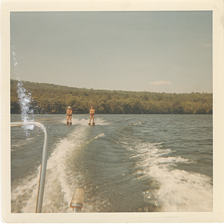 Waterskiing on McGrath Pond