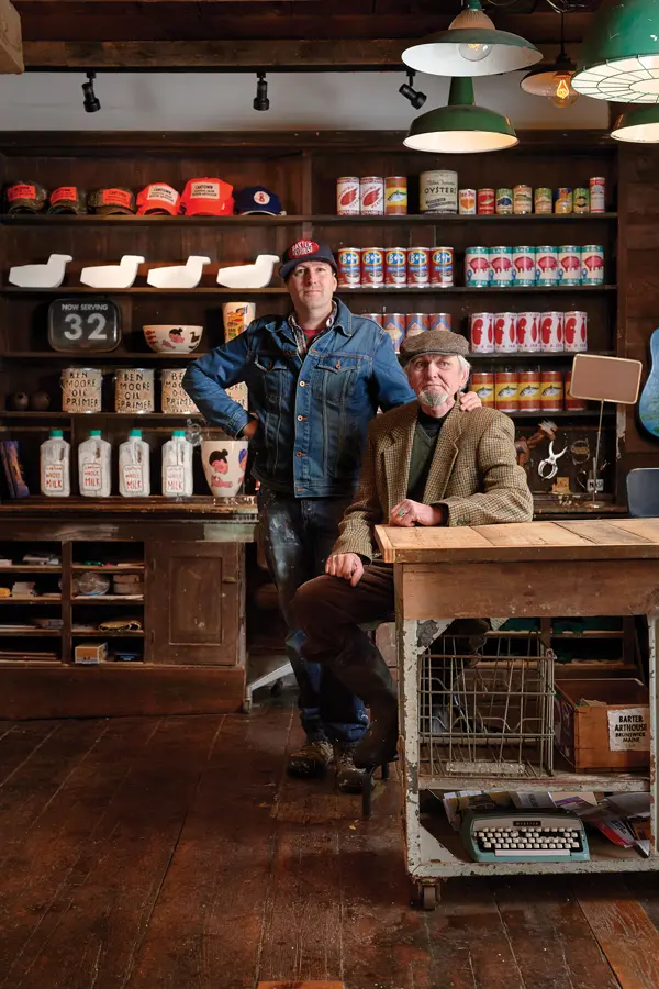 Father-son artists Philip and Matt Barter
