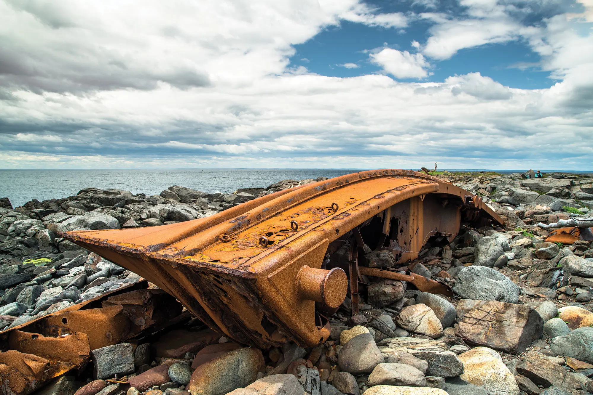 The D.T. Sheridan Shipwreck, Monhegan, Maine The D.T. Sheridan Shipwreck, Monhegan, Maine