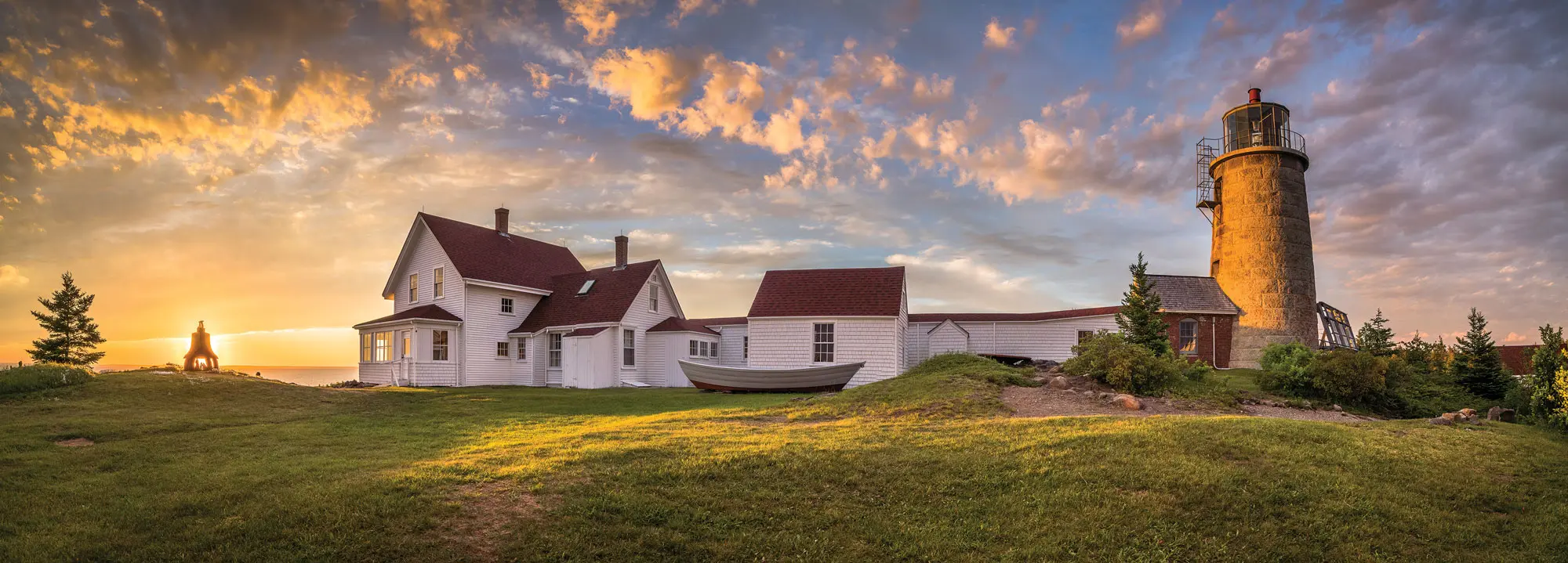 Lighthouse Hill, Monhegan, Maine