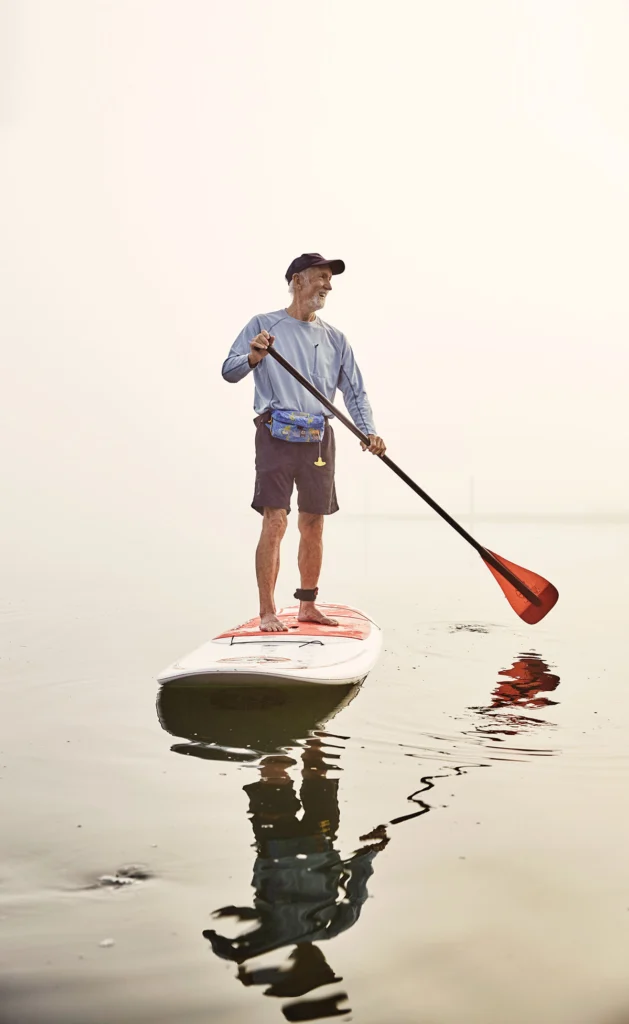 Paddleboarding in Maine