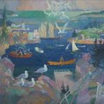 N.C. Wyeth's "The Harbor at Herring Gut"