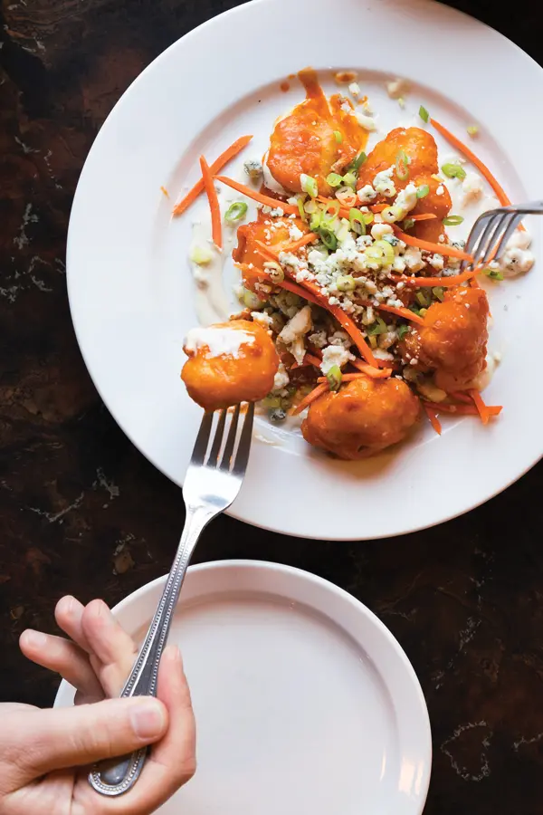 fried cauliflower at Backstrap Bar & Grill