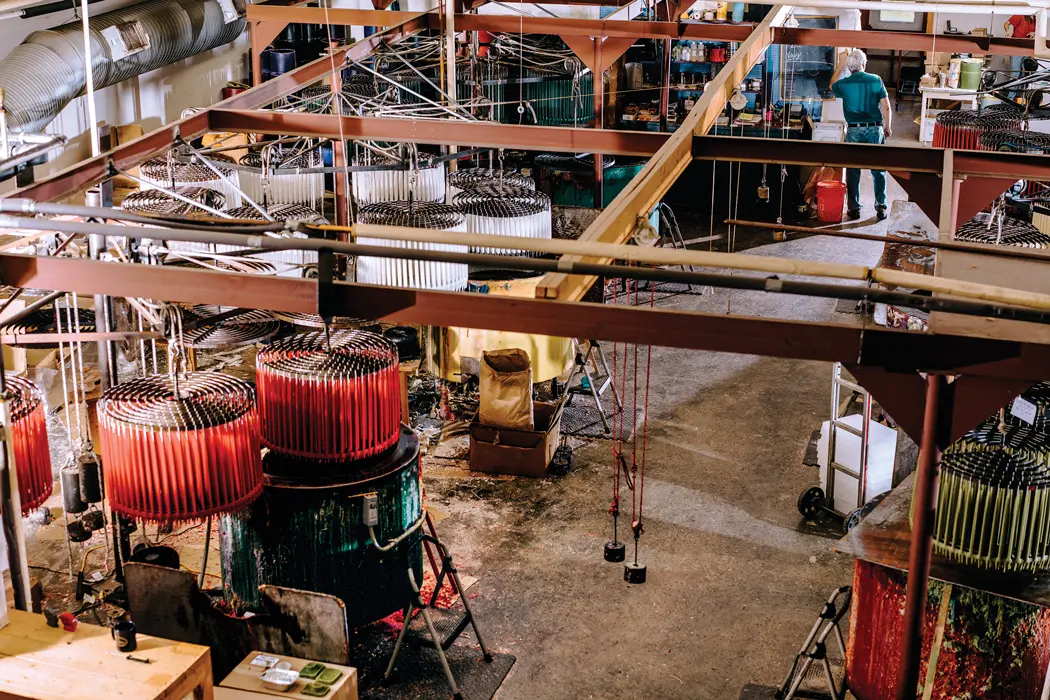 Dancia Design's candle factory in West Rockport, Maine