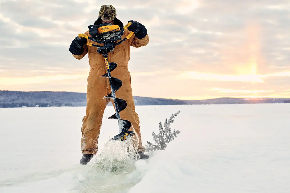 ice-fishing derby in Aroostook County Maine