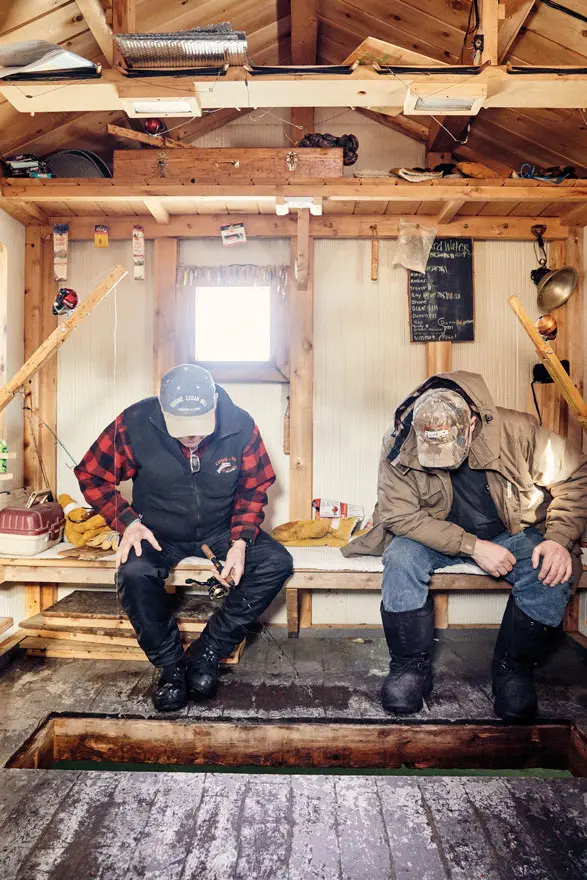 The Long Lake Ice Fishing Derby in Maine