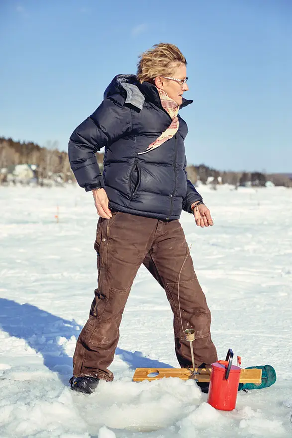 The Long Lake Ice Fishing Derby in Maine
