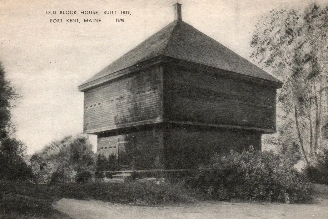 The Fort Kent Blockhouse, the only remaining Aroostook War fortification