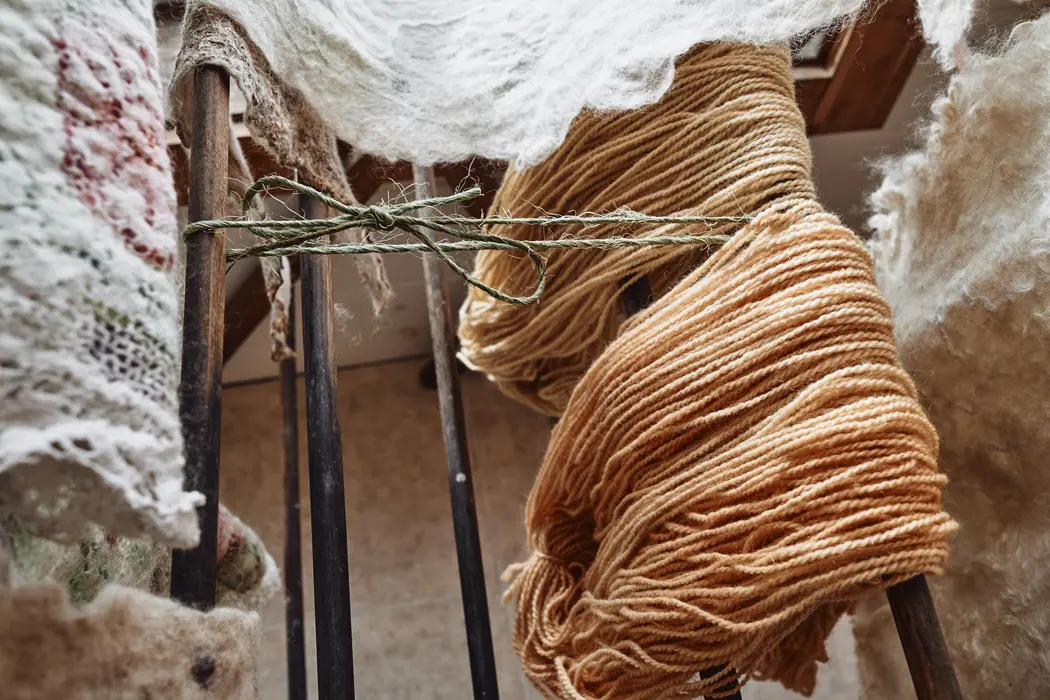 spun wool