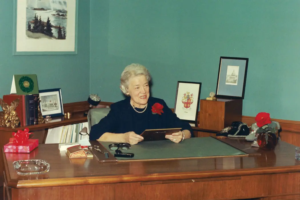 Margaret Chase Smith in 1970