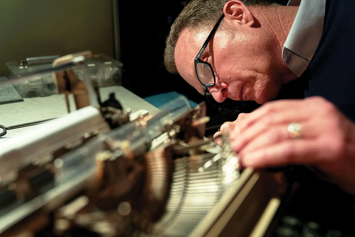 Pat Costigan, Maine's only typewriter repairman