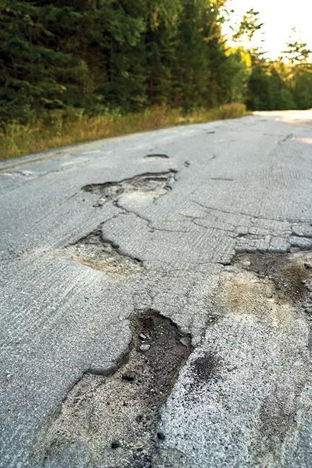 Potholes on the Golden Road