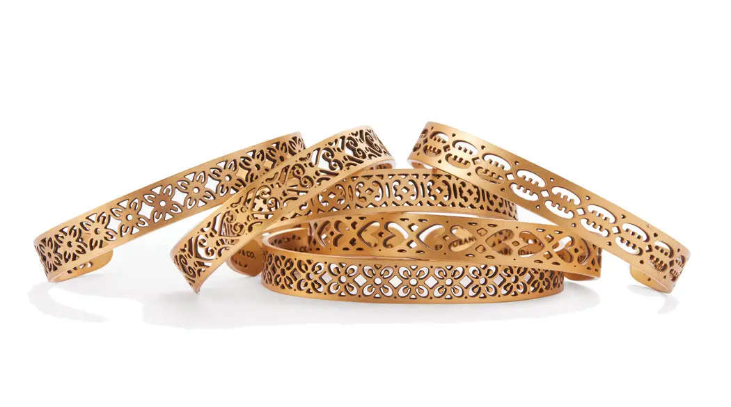 metal bracelets by Ebenezer Akakpo