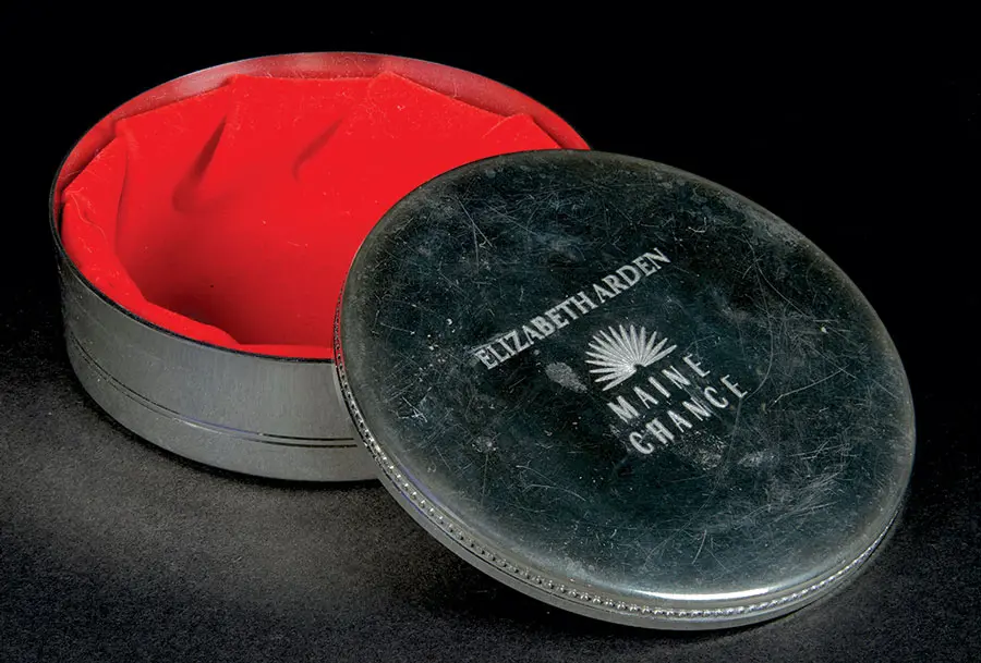 Elizabeth Arden makeup container from the Maine Chance spa