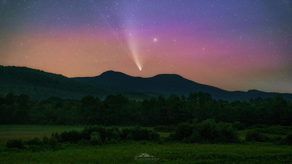 Auroras at Grafton Notch, by Dean Bugaj