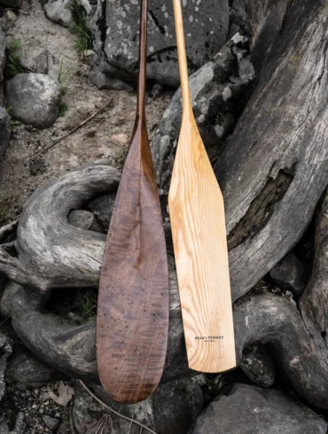 Shaw & Tenney wooden canoe paddles