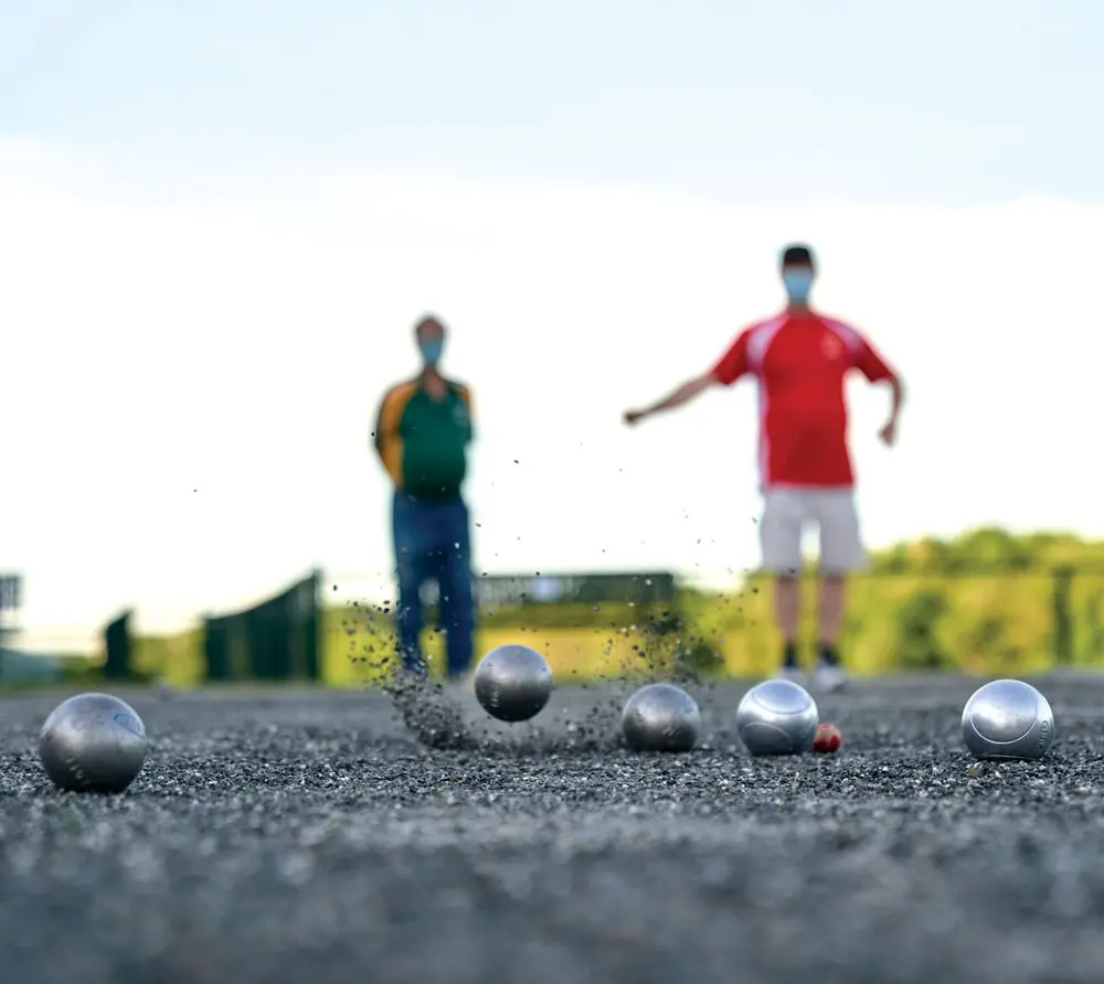 Pétanque in Augusta, Maine
