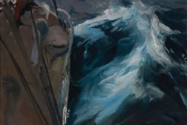 Charles Woodbury (1854-1940), Untitled (Bow Wave), c. 1894, oil on canvas, courtesy of Peter Woodbury