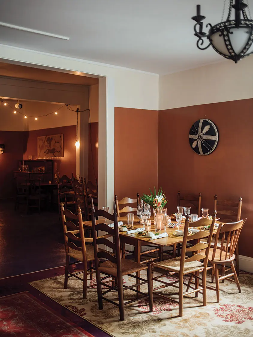 The space has private nooks