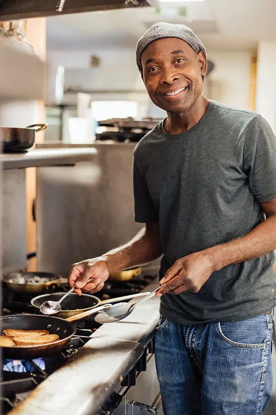 Chef-owner Jordan Benissan