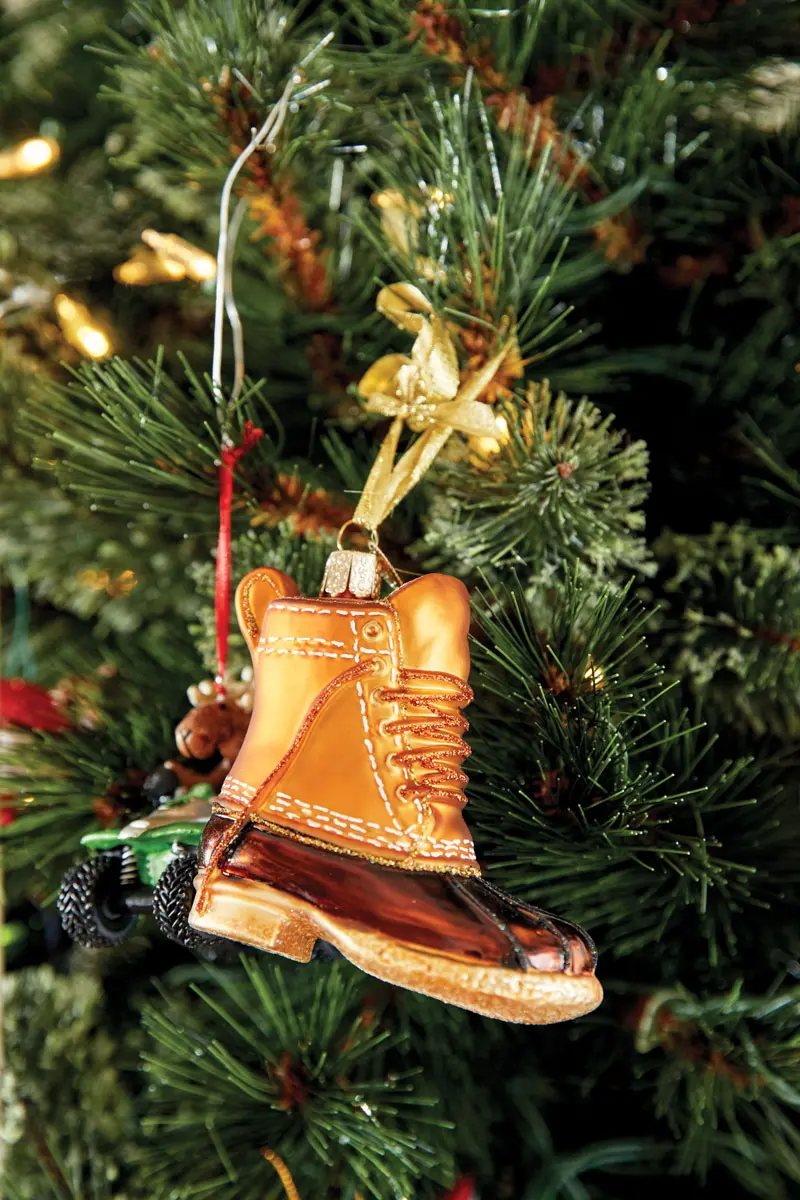 Marianne Kane has more than a dozen themed Christmas trees in her Gorham home, with a Maine-y one to boot.