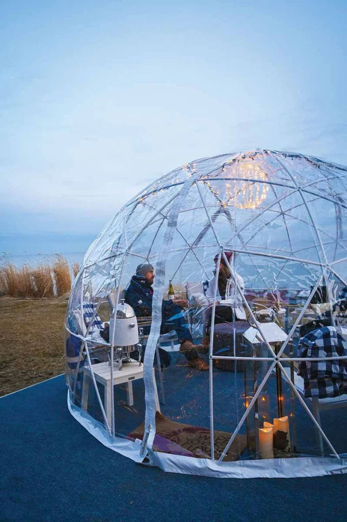 Fluvial’s Beer Garden - 
Reservable “beer domes”