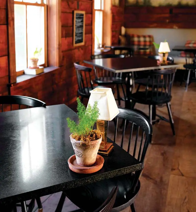 The Little Barn's dining room