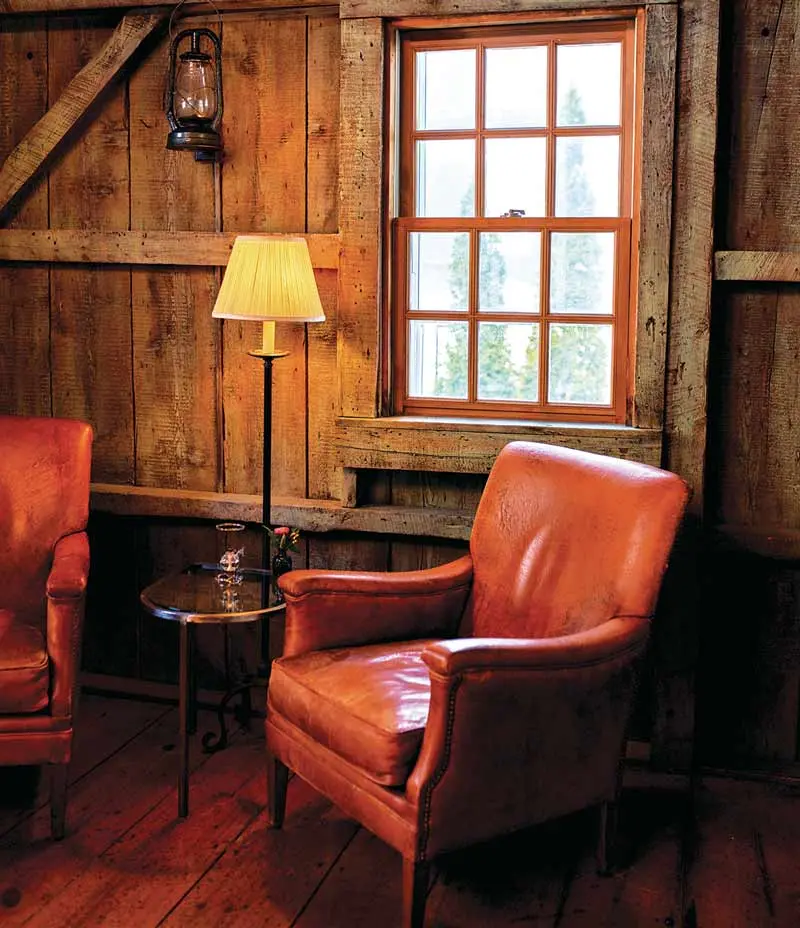 Little Barn’s barnwood interior