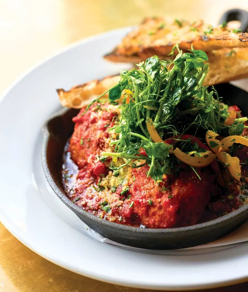 Pork and ricotta meatballs