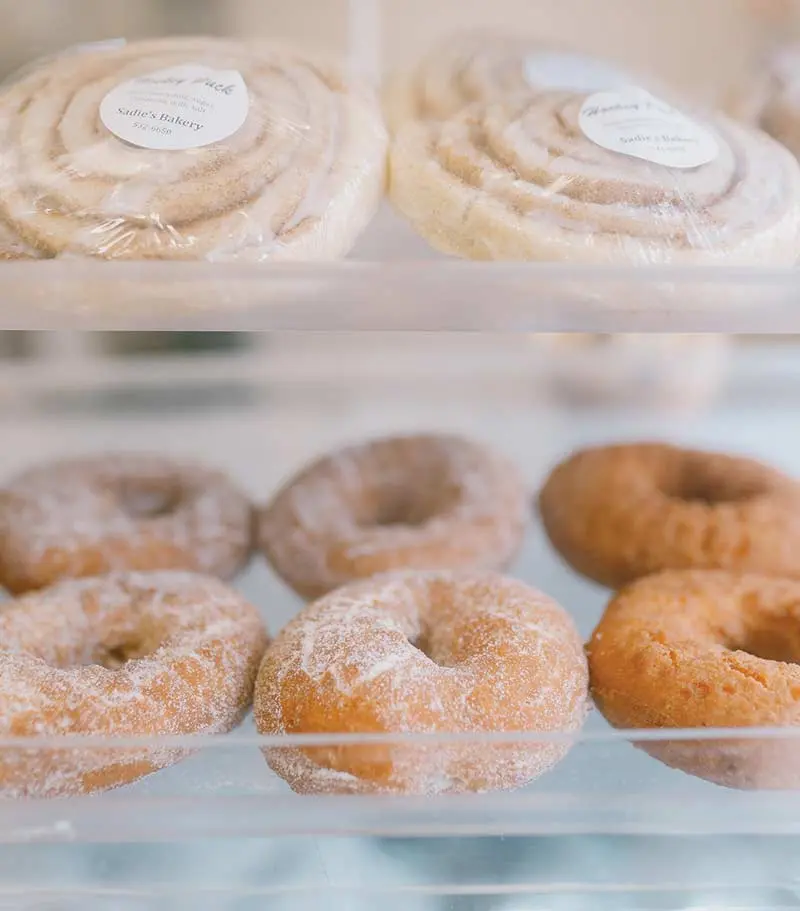 A few of the many sweet treats at Sadie’s Bakery