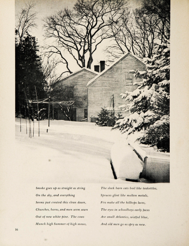 "Maine Winter," a poem by Robert P. Tristram Coffin