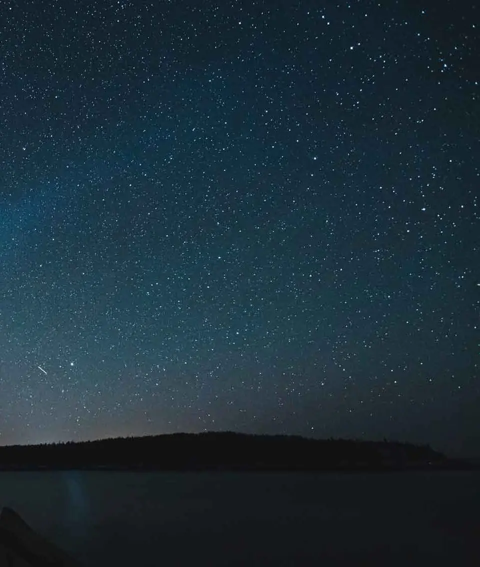 the night sky over Acadia