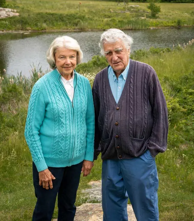 Barbara and Morton Achter. Photograph by Benjamin Williamson