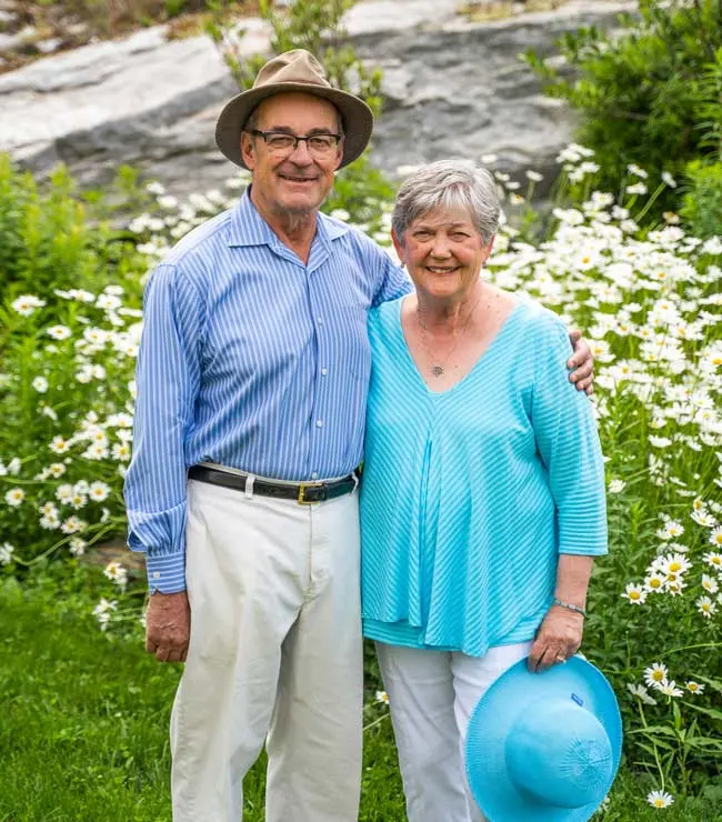 Dick and Carol Davis. Photograph by Benjamin Williamson