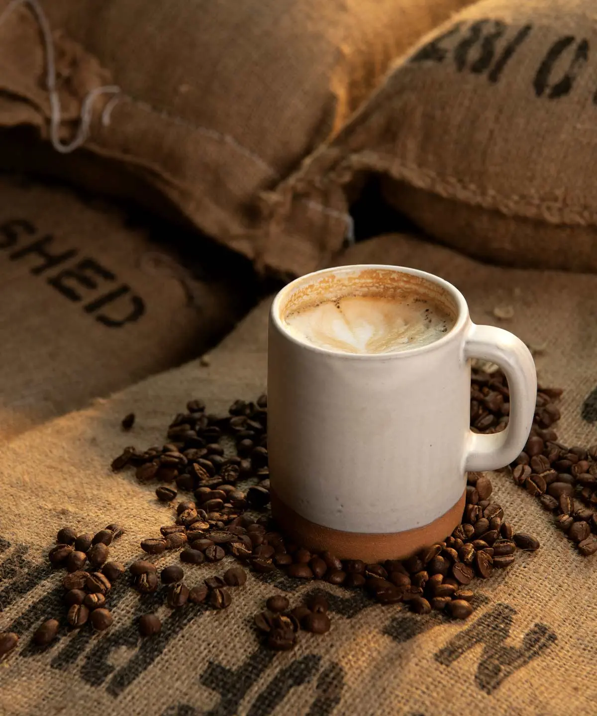 Latte art is on display at Rwanda Bean’s new Thompson’s Point café.