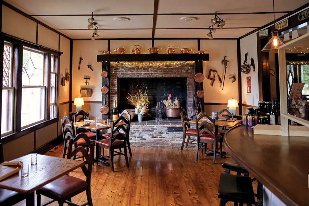 the dining room at Ironbound Restaurant