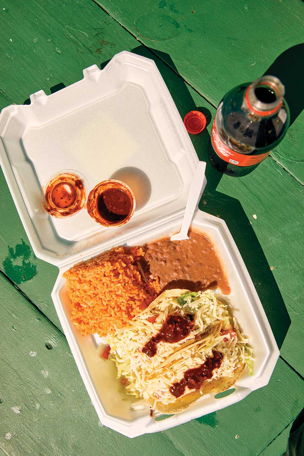 Vazquez Mexican Takeout often has a line, so consider placing a phone order ahead of time.