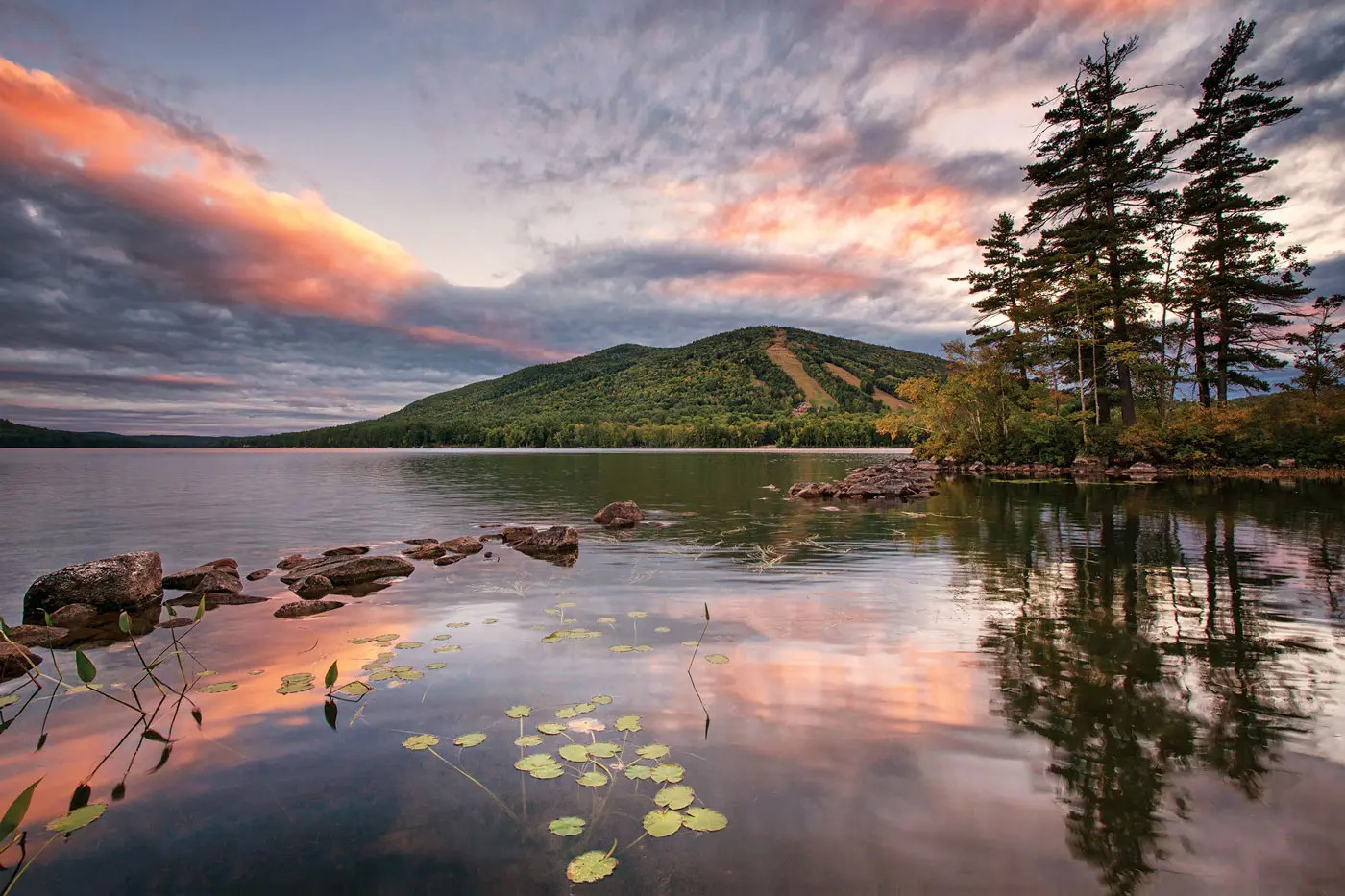 Pleasant Mountain in Bridgton, Maine; Reza Jalali's favorite Maine place