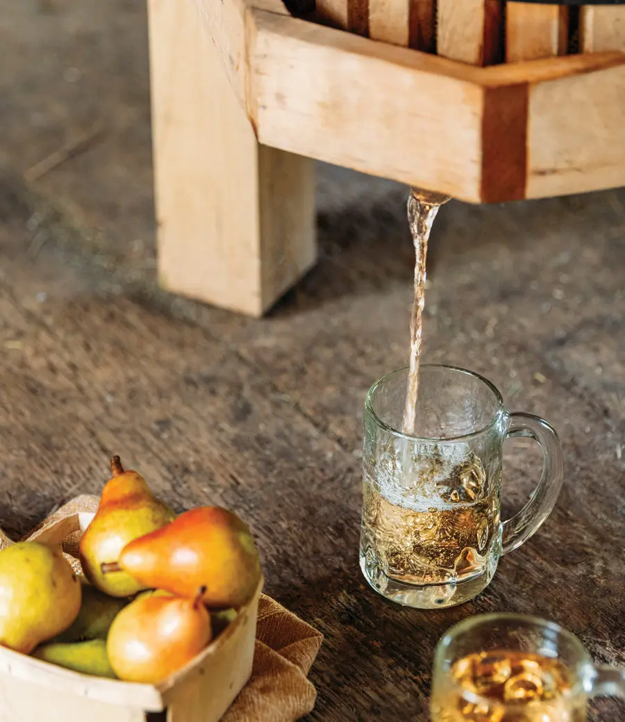 Jonathan Fisher House heirloom-pear pressing