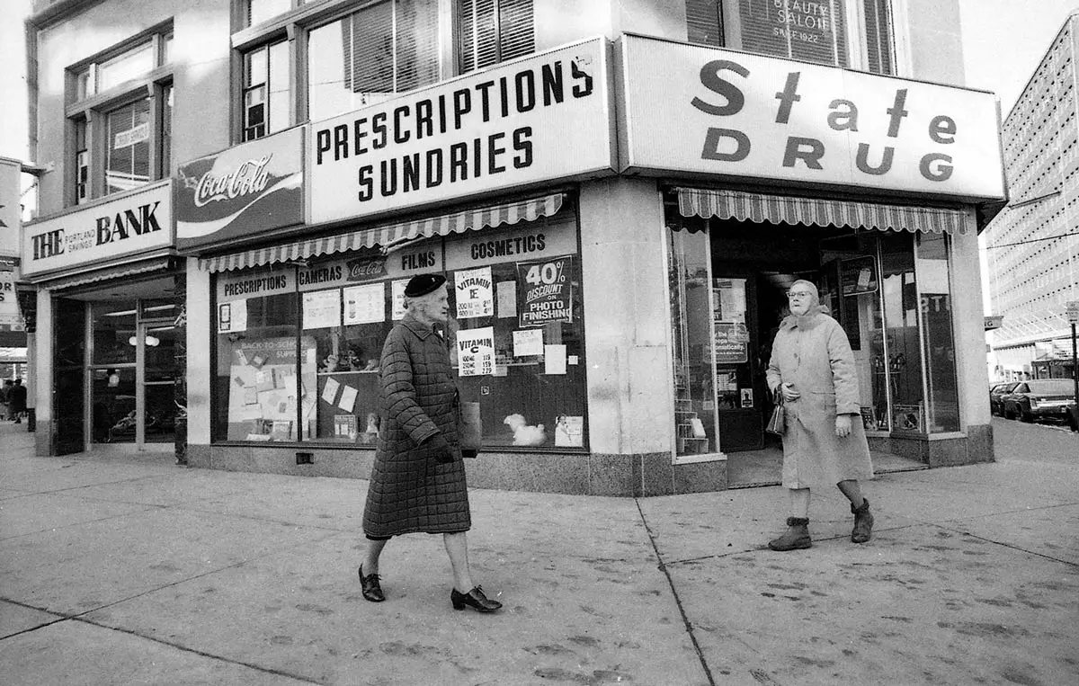 Corner of Congress and High streets, photographed by John Duncan