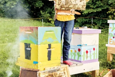Elizabeth Downs Maine’s 9-year-old beekeeper