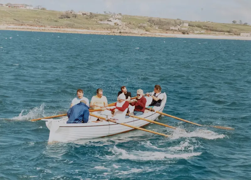 Dan O'Reilly's pilot-gig race in the UK’s Isles of Scilly
