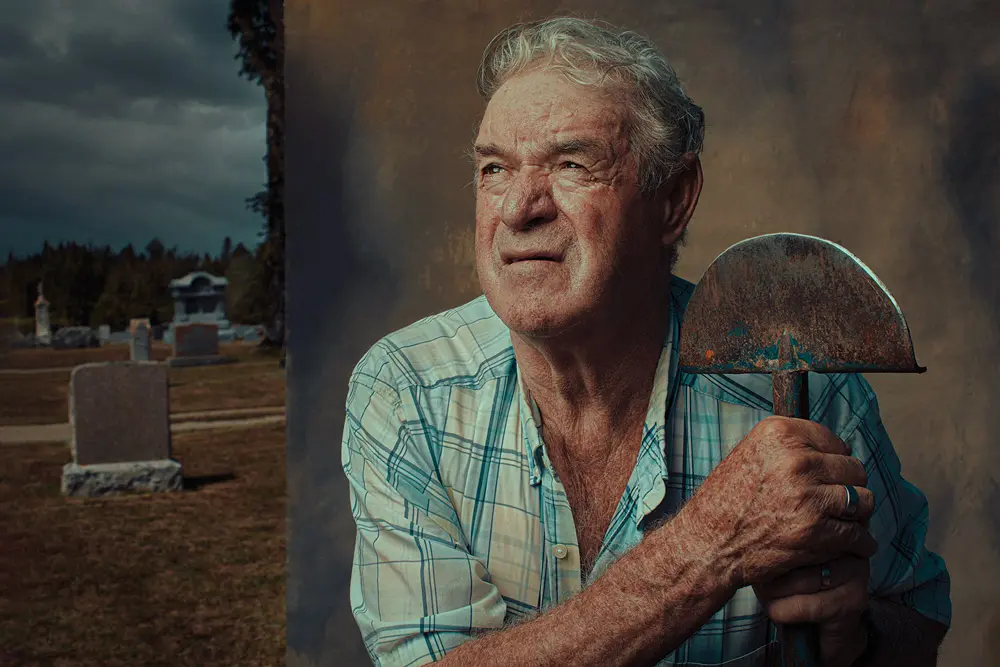 Everard Hall, now 76, of Milbridge, photographed by Jason Paige Smith