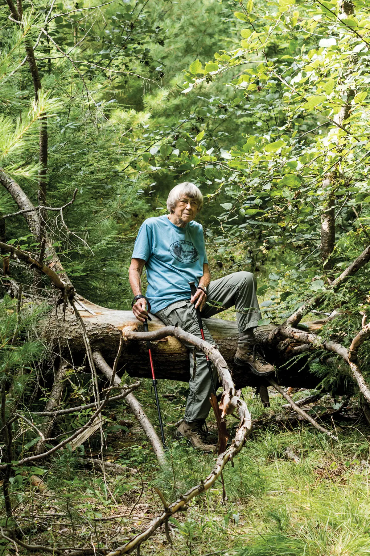 93-year-old retired teacher Margaret Mathis