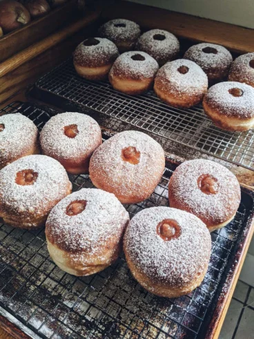 Sufganiyot from Victoria Nam’s Siblings Bakery.