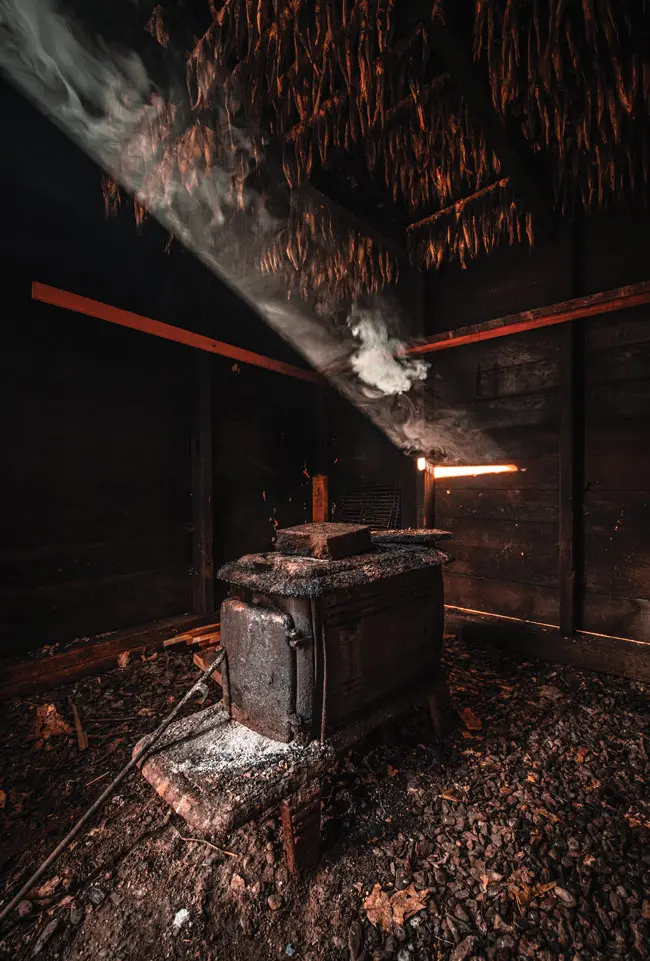 herring smoking inside South Bristol’s 85-year-old smokehouse