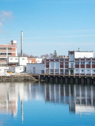The former B&M Baked Beans Factory in Portland Maine