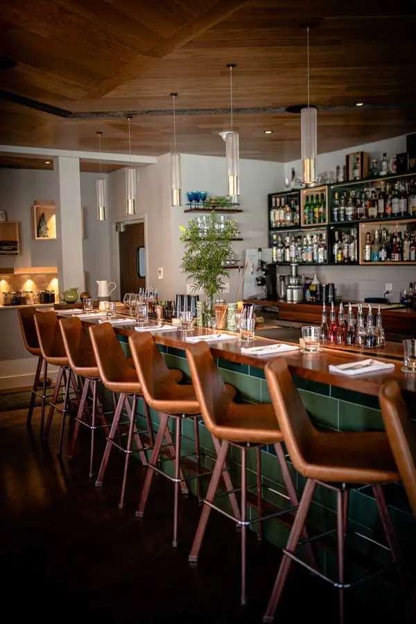the bar at Magnus on Water