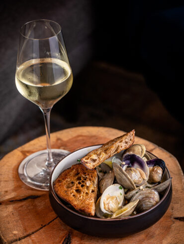 Littleneck clams at Magnus on Water in Biddeford